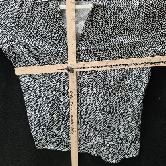 212 Collection Womens Button Up BLouse Multicolor Size XL Cotton Blend Stretch - Picture 3 of 12